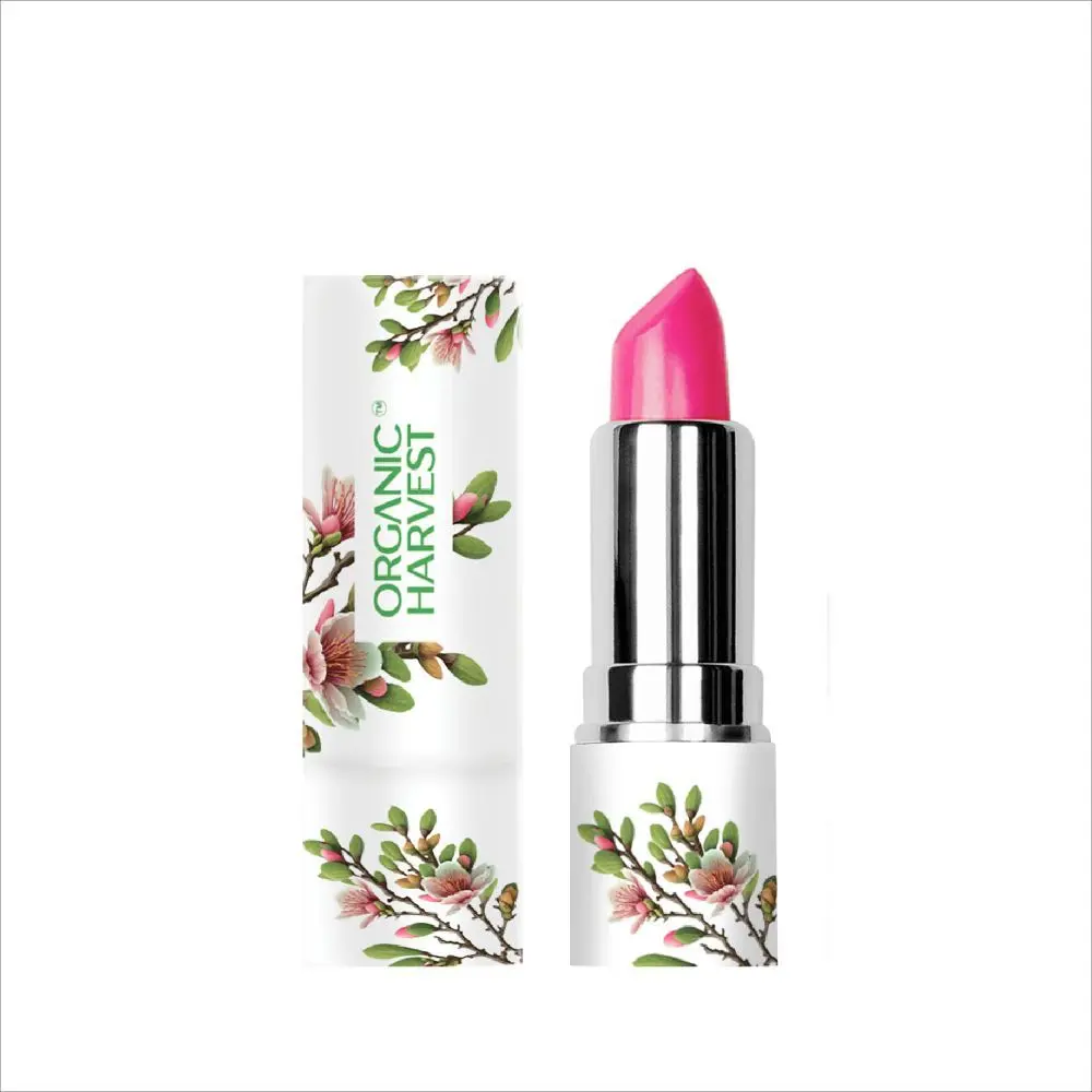 Organic Harvest Moisture Matte Lipstick - Pink Peony, 4gm