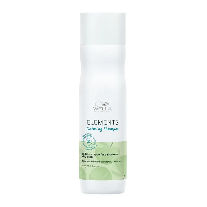 Wella Professionals Elements Calming Shampoo - Mild Shampoo For Delicate Or Dry Scalp