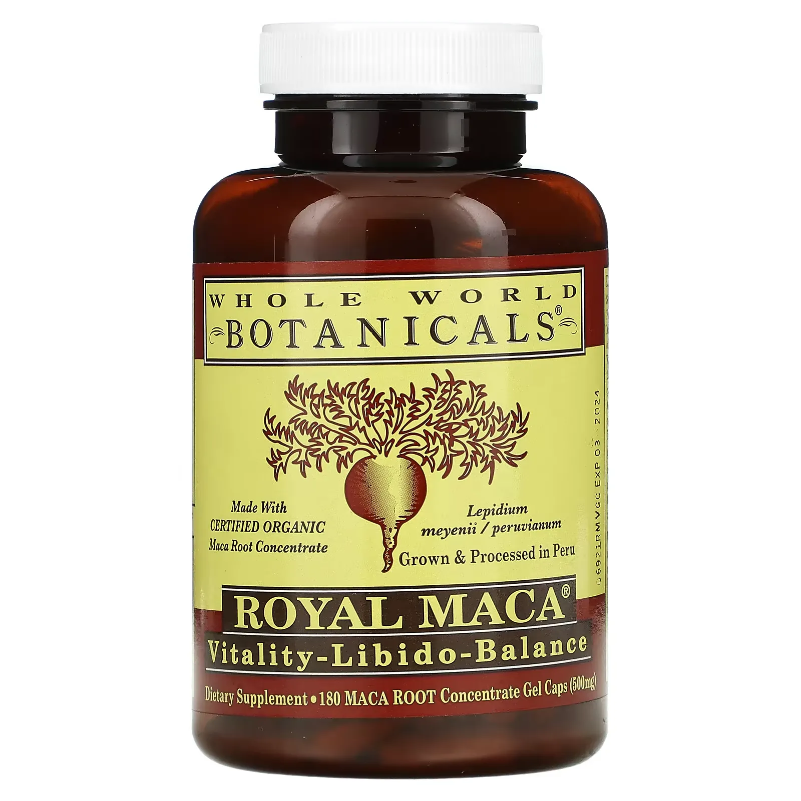 Royal Maca, 250 mg, 180 Gel Caps