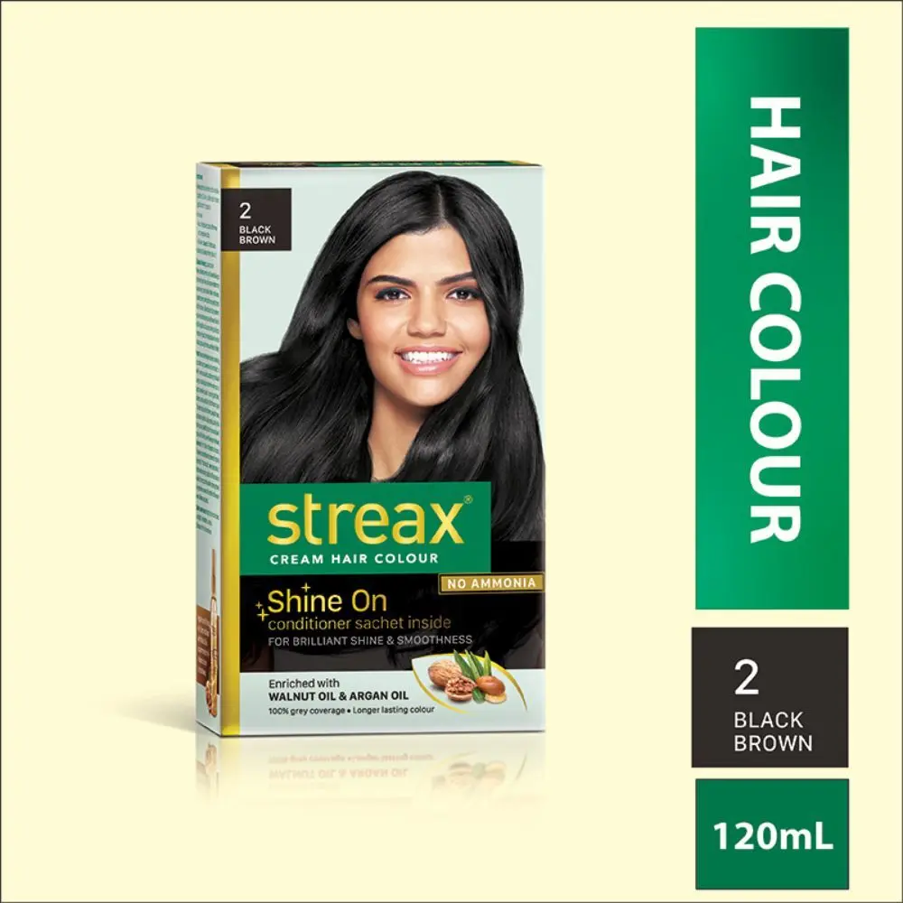 Streax Hair Colour - Black Brown (120 ml)