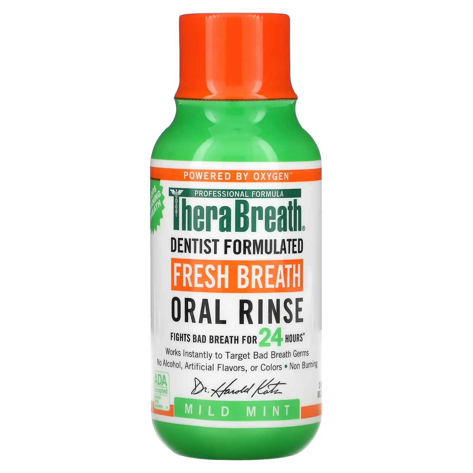 Fresh Breath Oral Rinse, Mild Mint, 3 fl oz (88.7 ml)