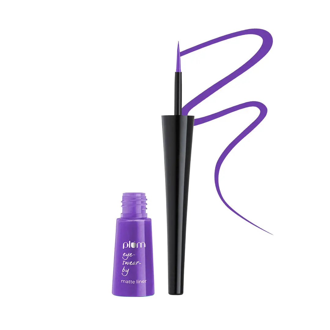 Plum Eye-Swear-By Matte Liner | Water-Proof | Quick Drying | 100% Vegan & Cruelty Free | 06 Everything Plum