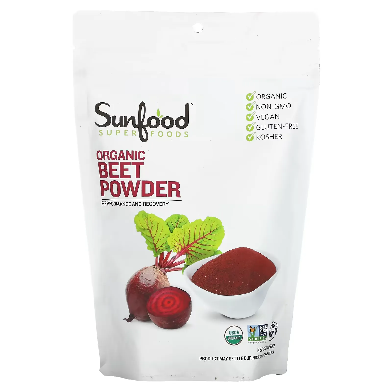 Organic Beet Powder, 8 oz (227 g)