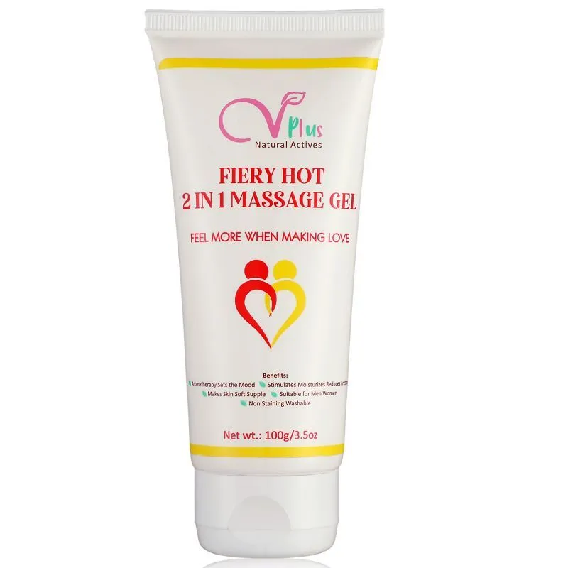 Vigini Firey Hot 2 In 1 Intimate Lubricant Aromatherapy Massage Gel