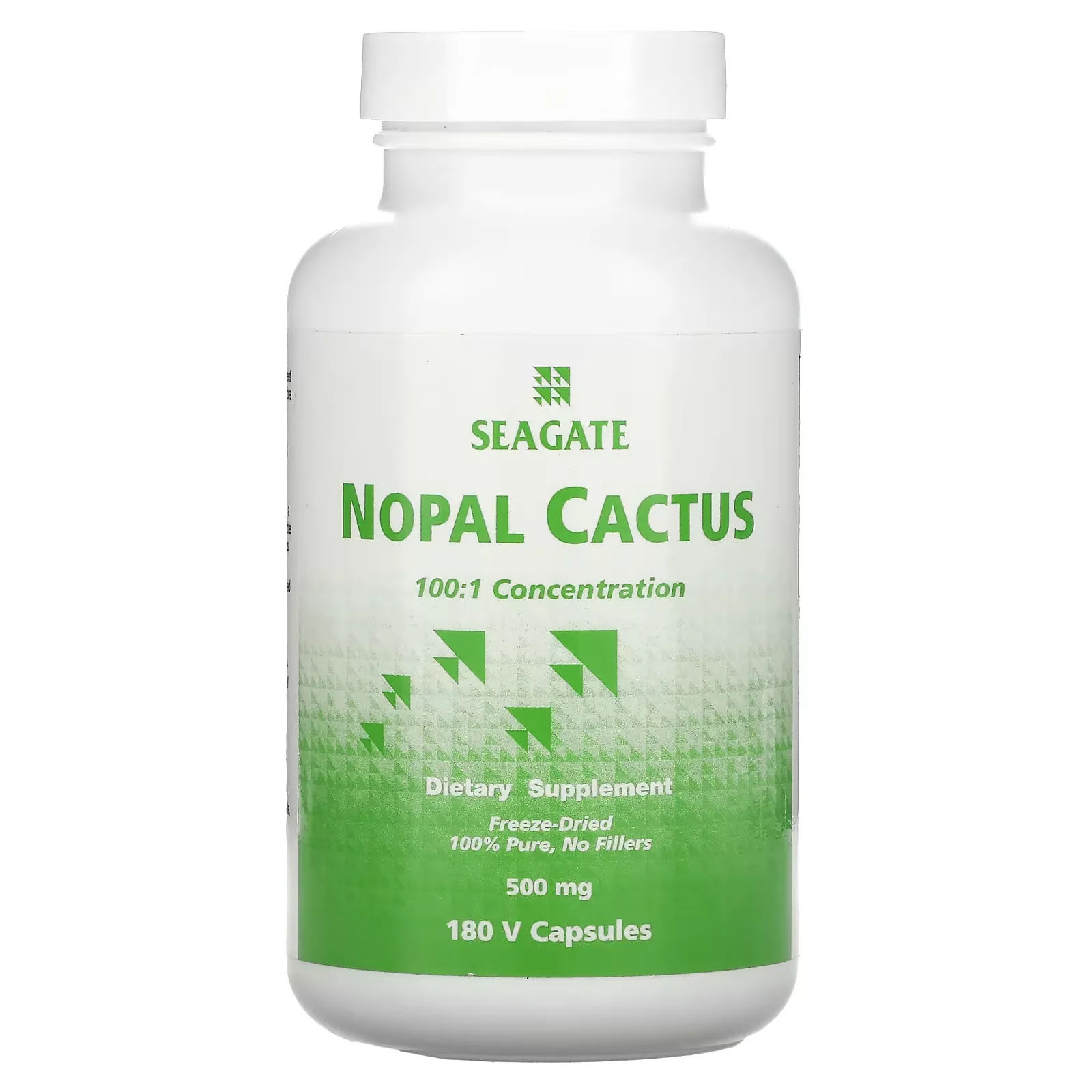 Nopal Cactus, 500 mg, 180 V Capsules