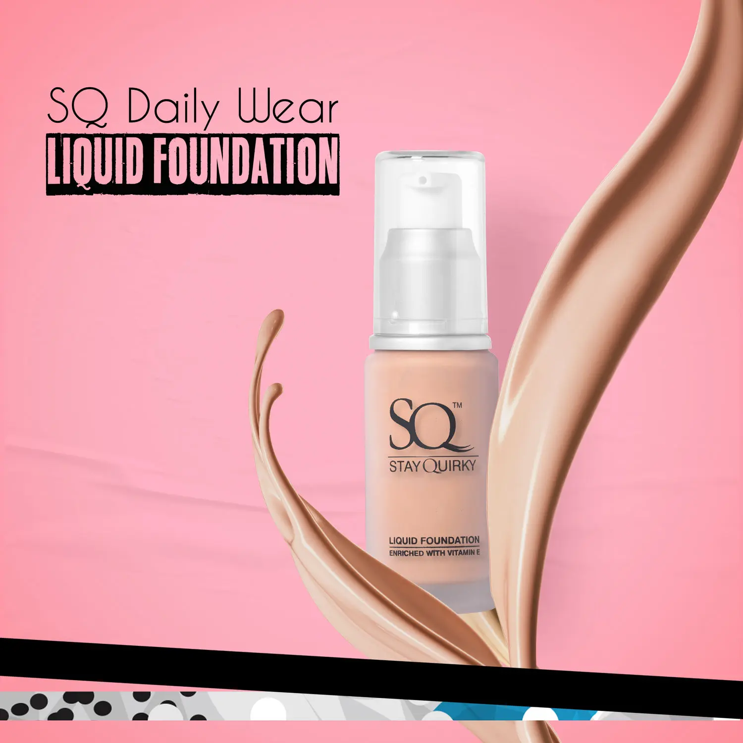 Stay Quirky Daily Wear Liquid Foundation For Fair Skin | Long Lasting | Blendable | Lightweight | Matte - Carry on Caramel 3