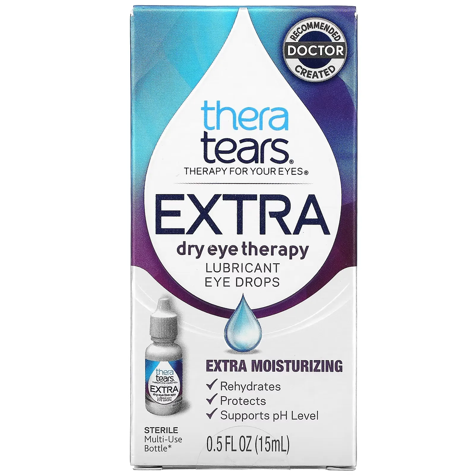 Extra Dry Eye Therapy, Lubricant Eye Drops, 0.5 fl oz (15 ml)