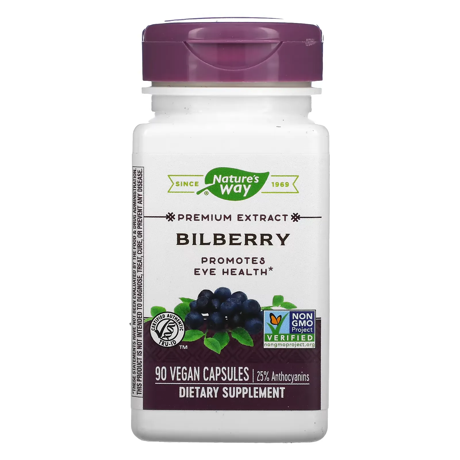 Bilberry, 90 Vegan Capsules