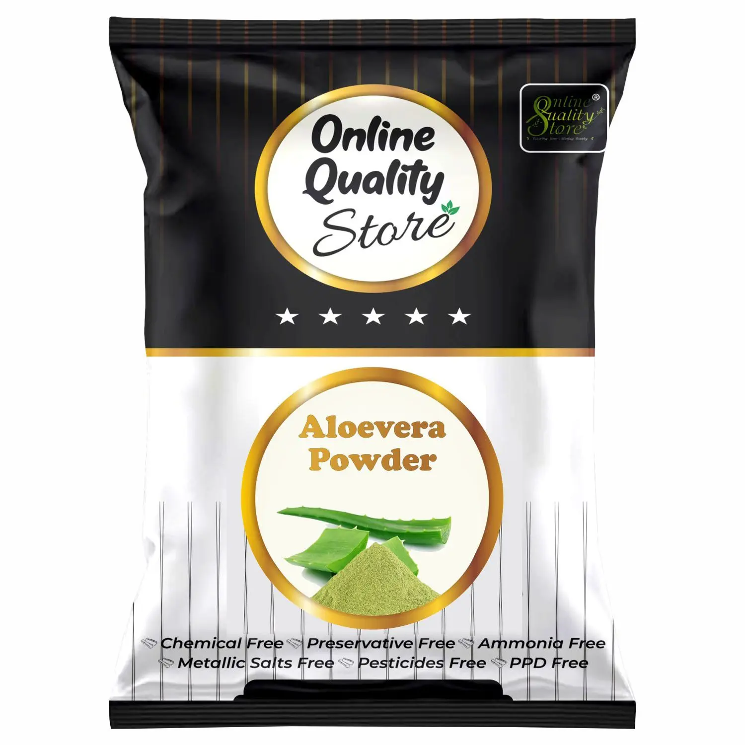 Online Quality Store Aloe Vera Powder - 100 g |Pure Aloe Vera Skin/Hair Powder With Vitamin E & Natural Emollients (Paraben Free) | alovera powder for face{powderalovera100}