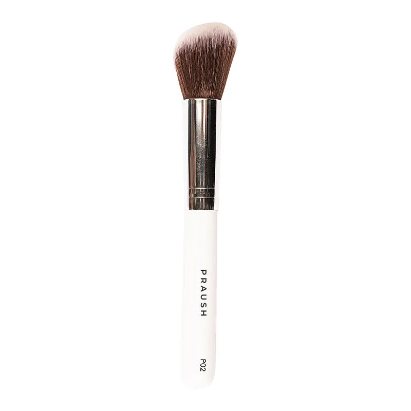 Praush (Formerly Plume) Professional Angled Blush Brush - P02