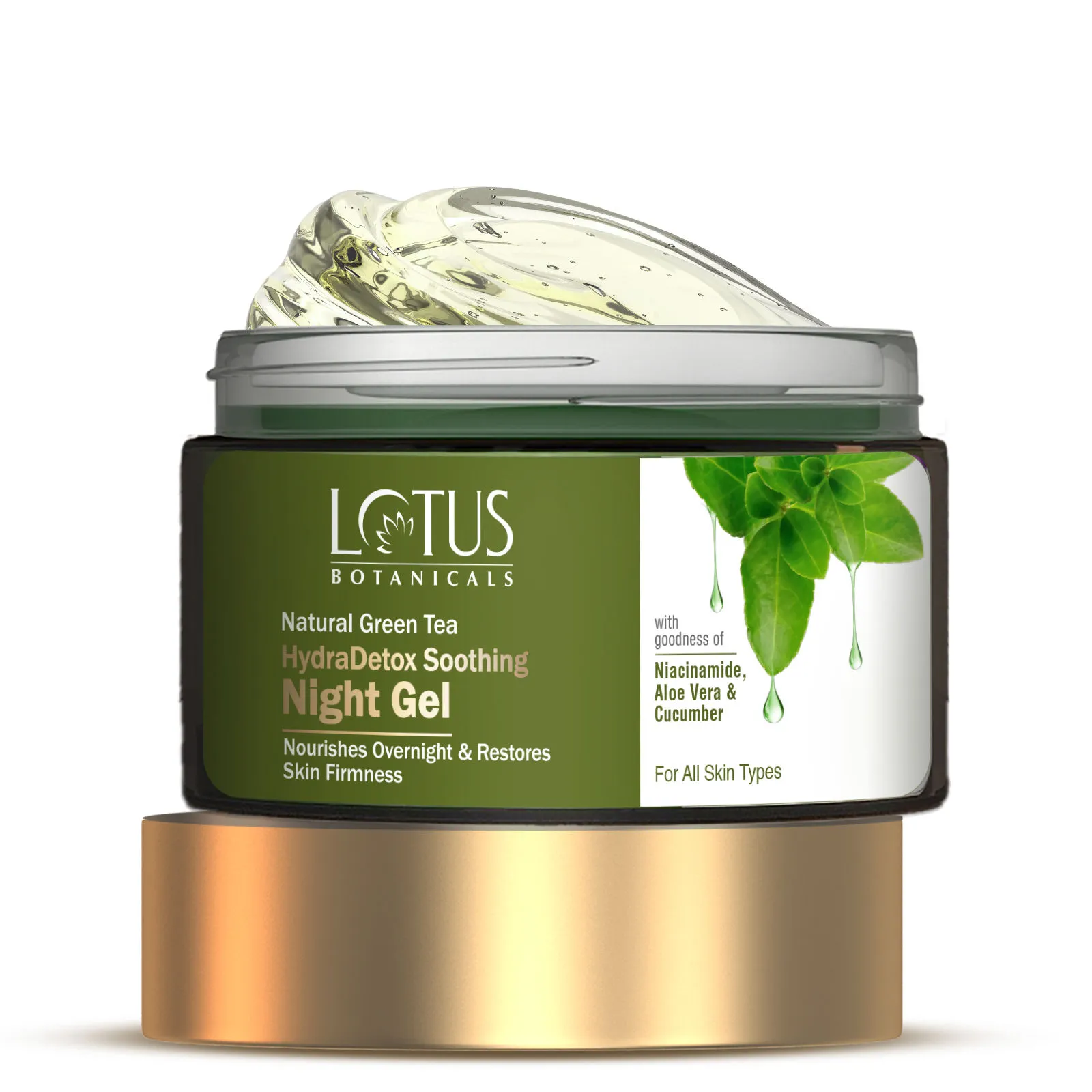 Lotus Botanicals Natural Green Tea Hydradetox Soothing Night Gel