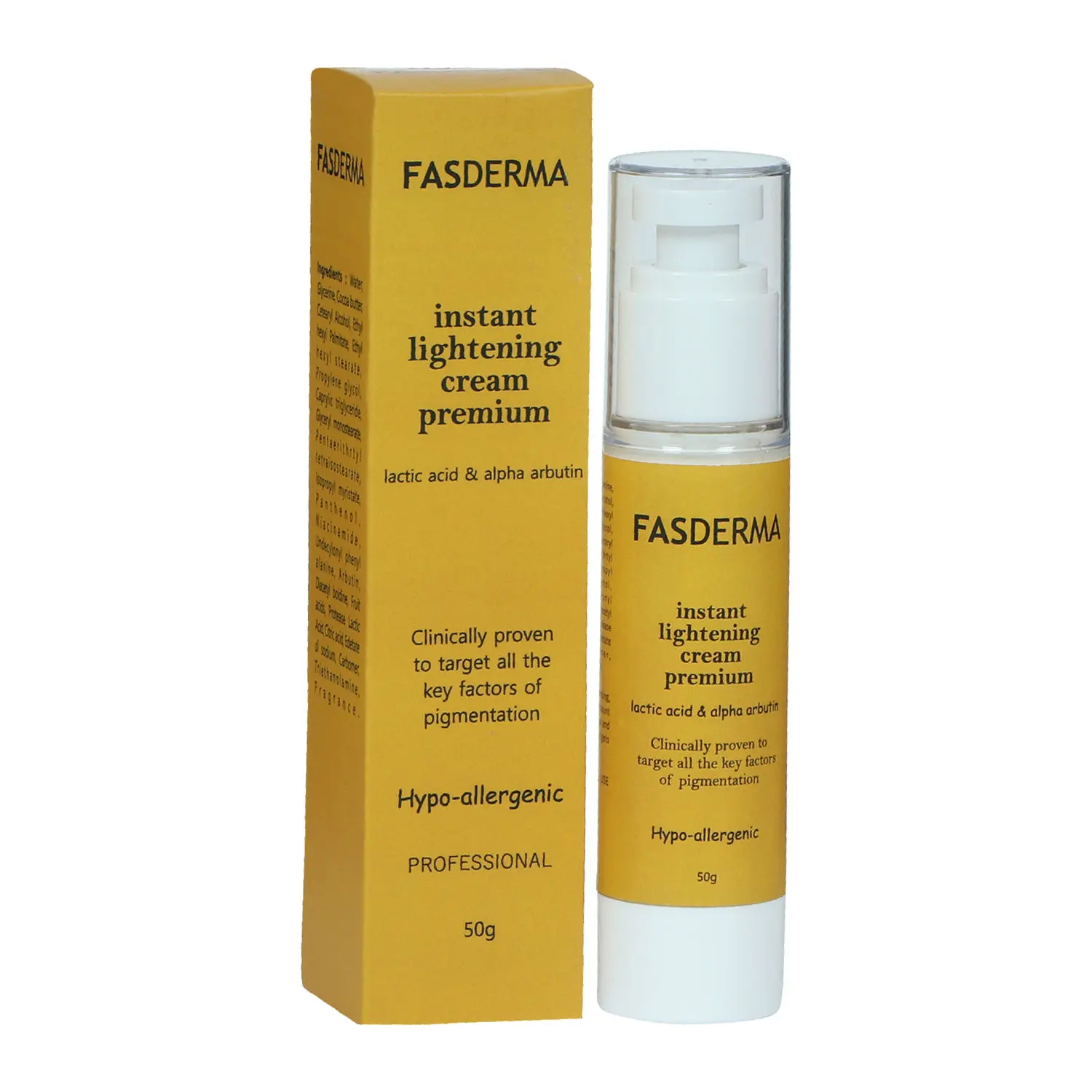 Fasderma Instant Lightening Premium Cream 50gm