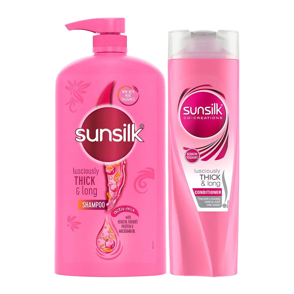 Sunsilk Thick & Long Shampoo + Conditioner Combo