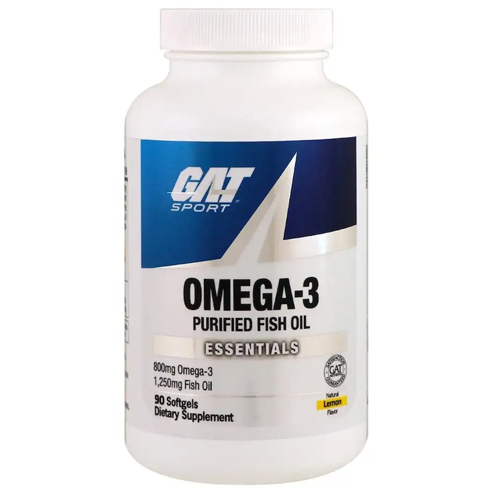 GAT Omega 3 Natural Lemon,  90 softgels