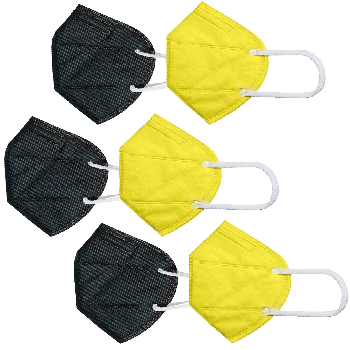 OOMPH Pack of 6 Kn95/N95 Anti-Pollution Reusable 5-Layer Mask