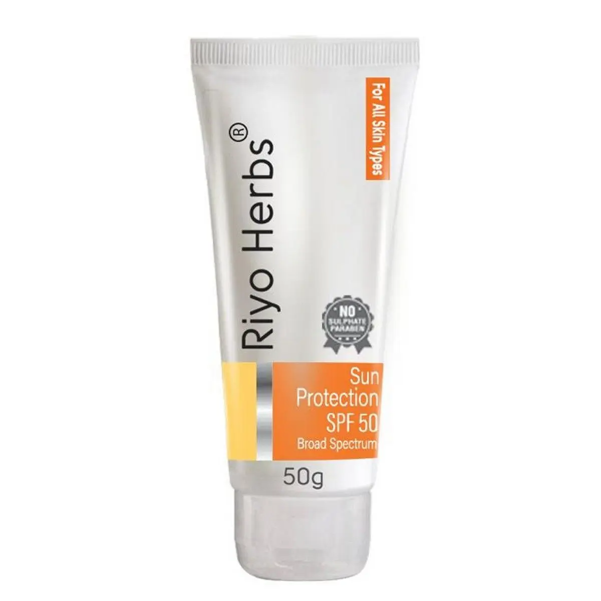 Riyo Herbs Sunscreen SPF 50, With Aloe Vera for Sun Protection Cream - 50 gm