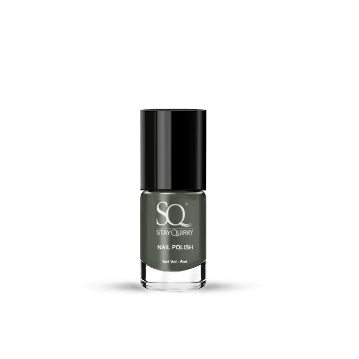 Stay Quirky Nail Polish Glossy Grey Sendin' You Nudes - Allurin' 14 | High Shine | Quick Drying | Consistent Shade | One-swipe Application (6 ml)