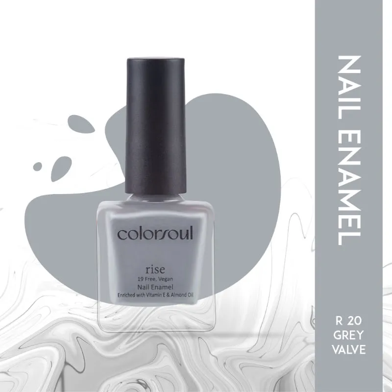 ColorSoul Rise Nail Enamel - Grey Verve