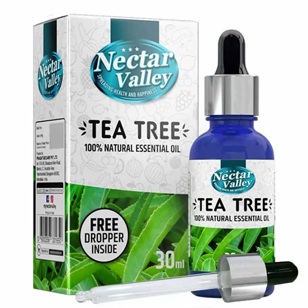 Nectar Valley Tea Tree 100% Natural Essential Oil,  30 ml  Vegan