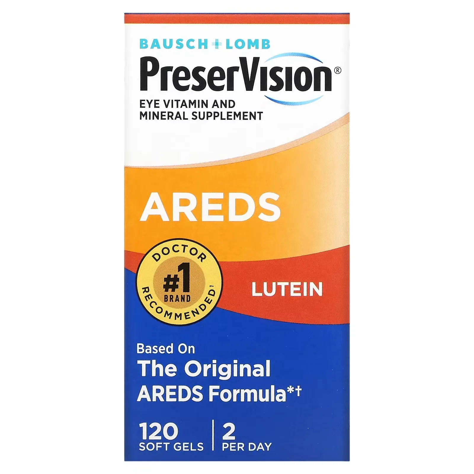 AREDS Lutein, 120 Soft Gels