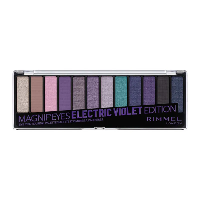 Rimmel London Magnif'eyes Eye Shadow Palette - Electric Violet