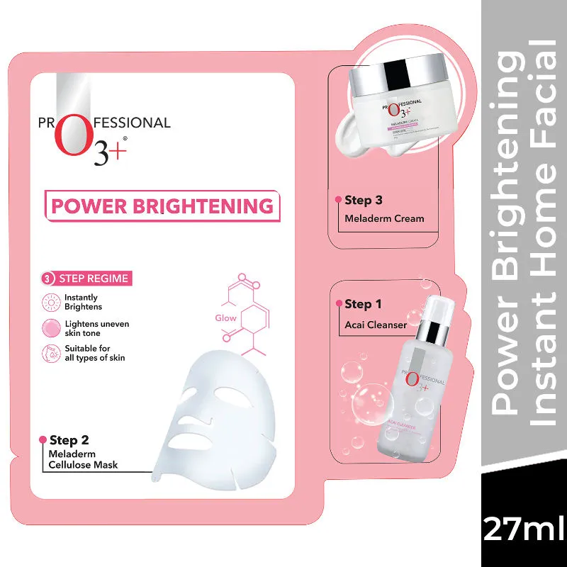 O3+ Instant Home Facial Power Brightening