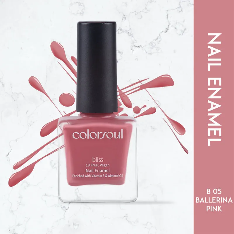 ColorSoul Bliss Nail Enamel - Ballerina Pink