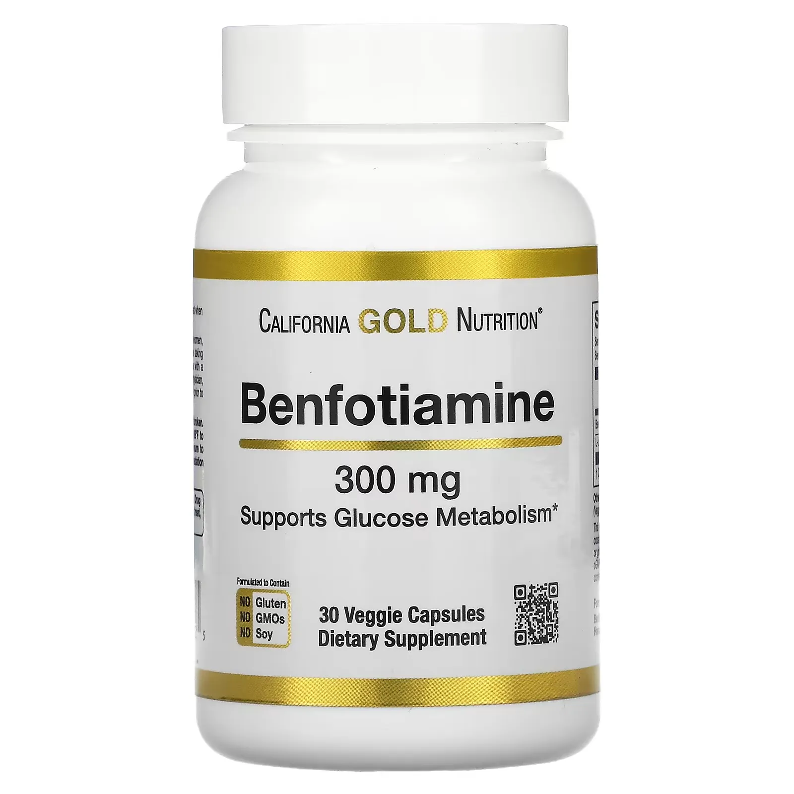 Benfotiamine, 300 mg, 30 Veggie Capsules