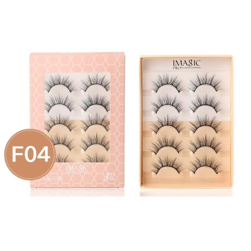 IMAGIC PROfessional Premium 3D Eyelashes 5 Pair (F04)