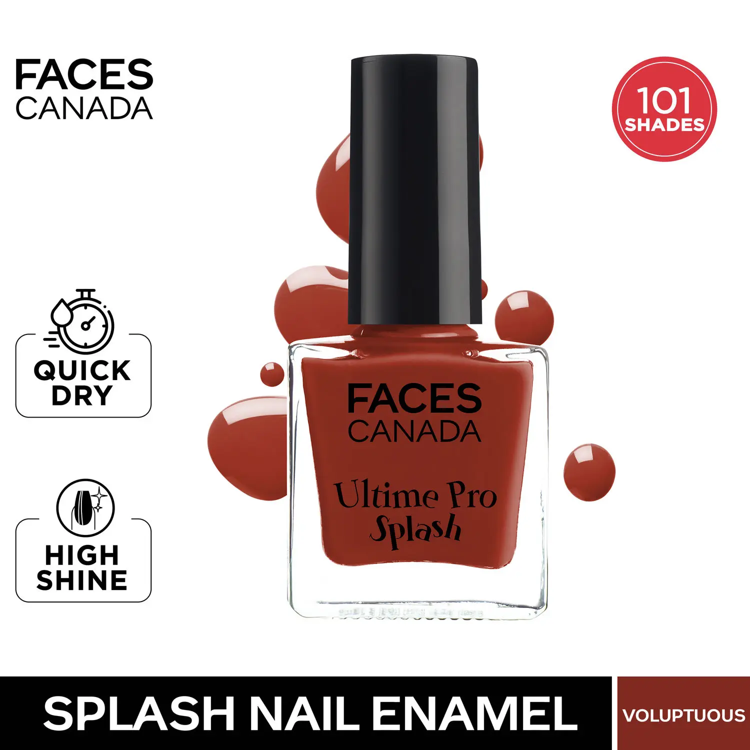 Faces Canada Ultime Pro Splash Nail Enamel Voluptuous 135