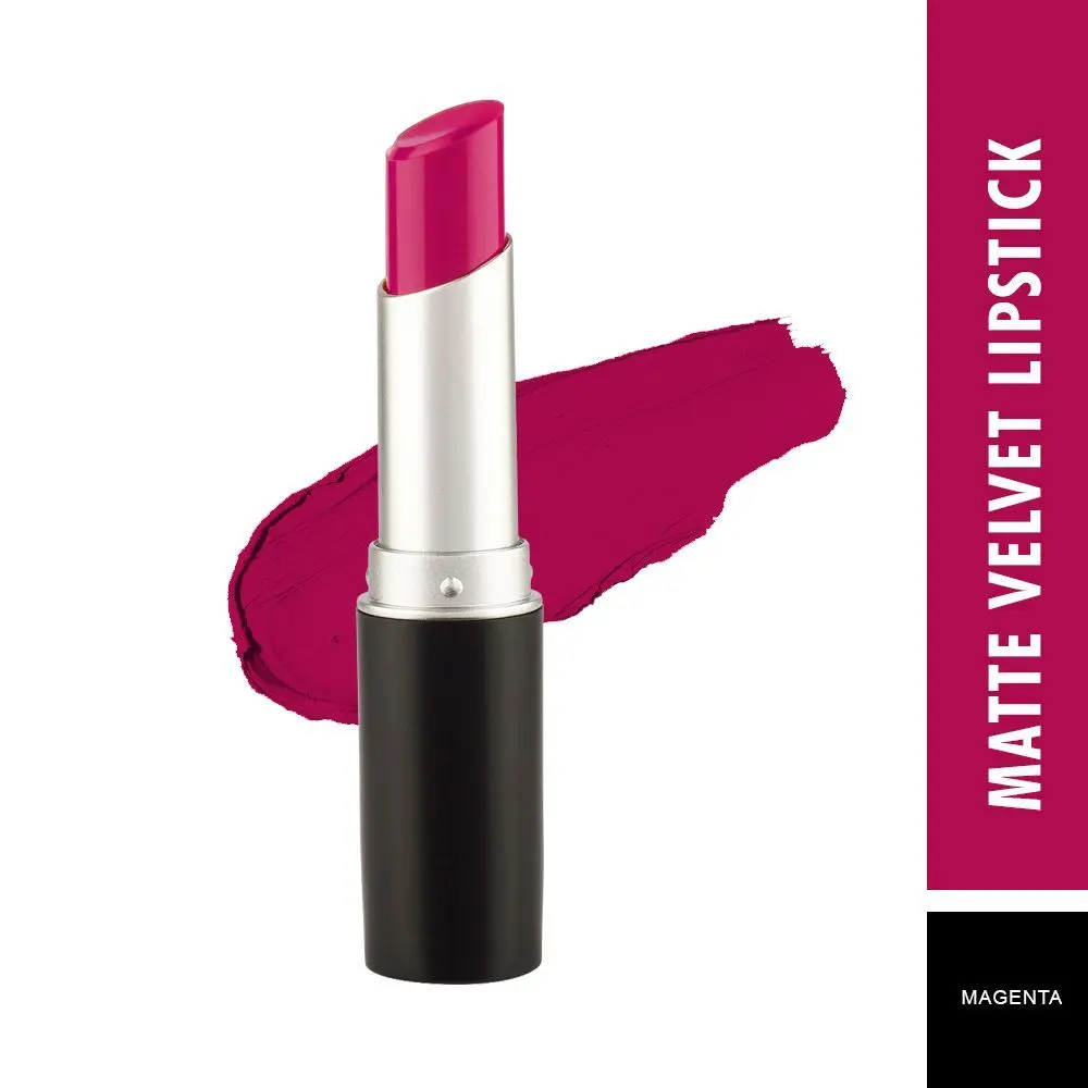 Swiss Beauty Matte Smooth Velvet Lipstick - 317 - Magenta - (3.2 g)