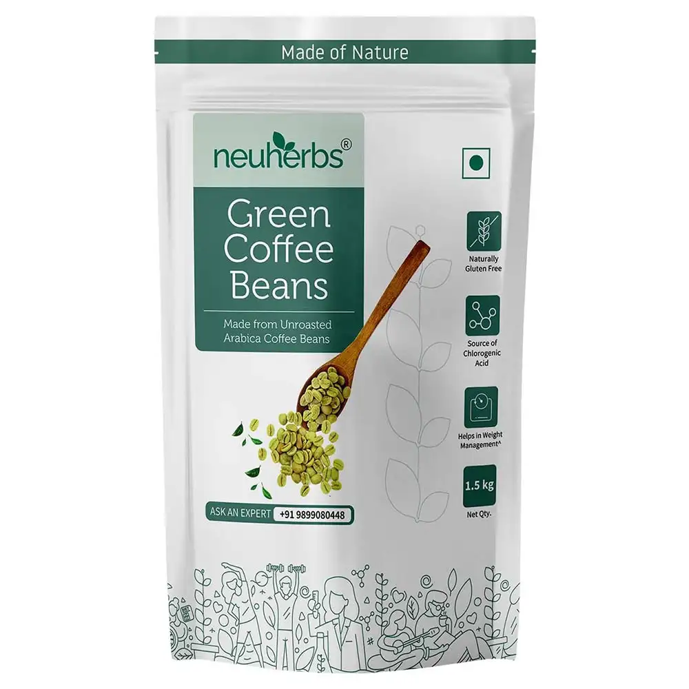 Neuherbs Green Coffee Beans,  1.5 kg