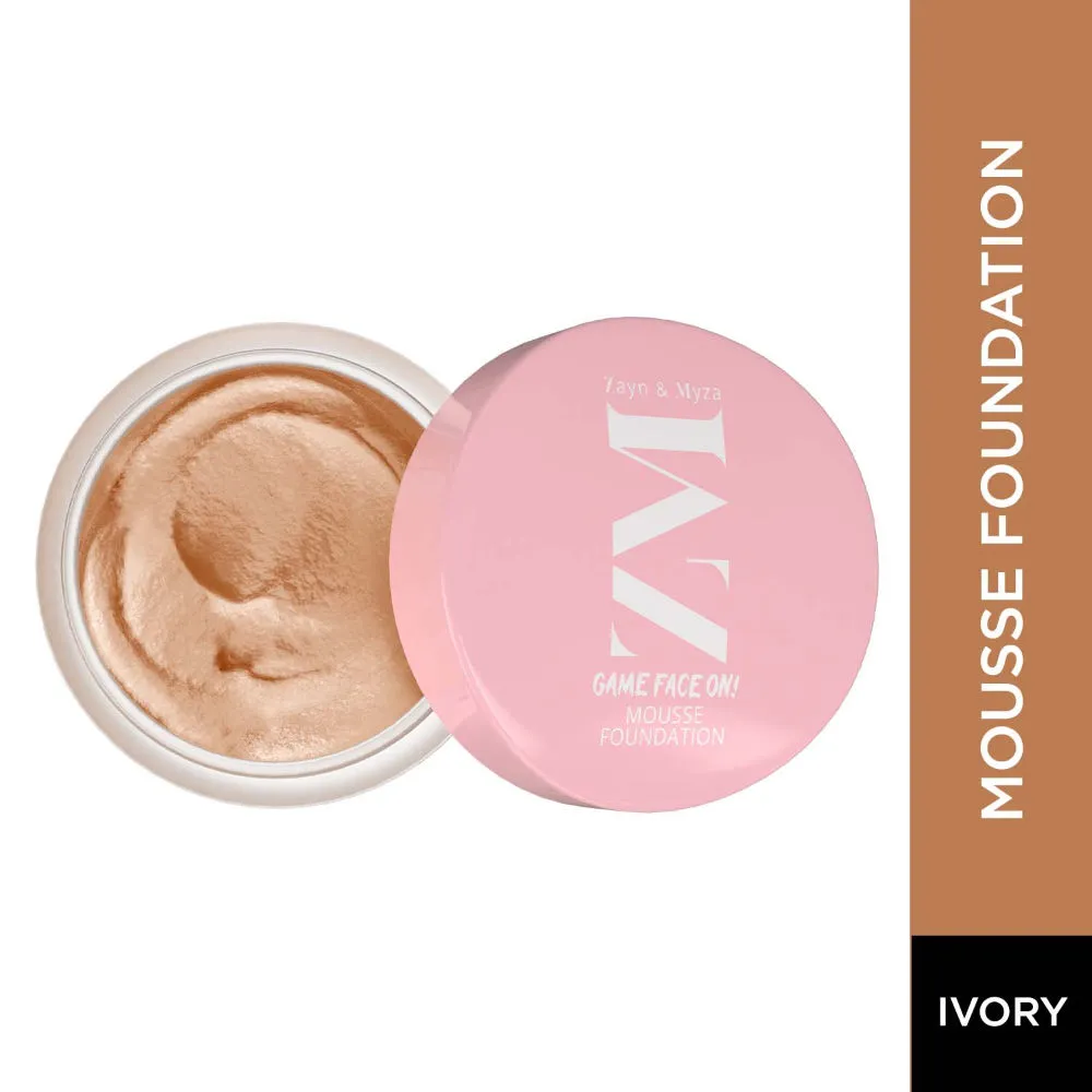 ZM Zayn & Myza Game Face On Mousse Foundation - Ivory