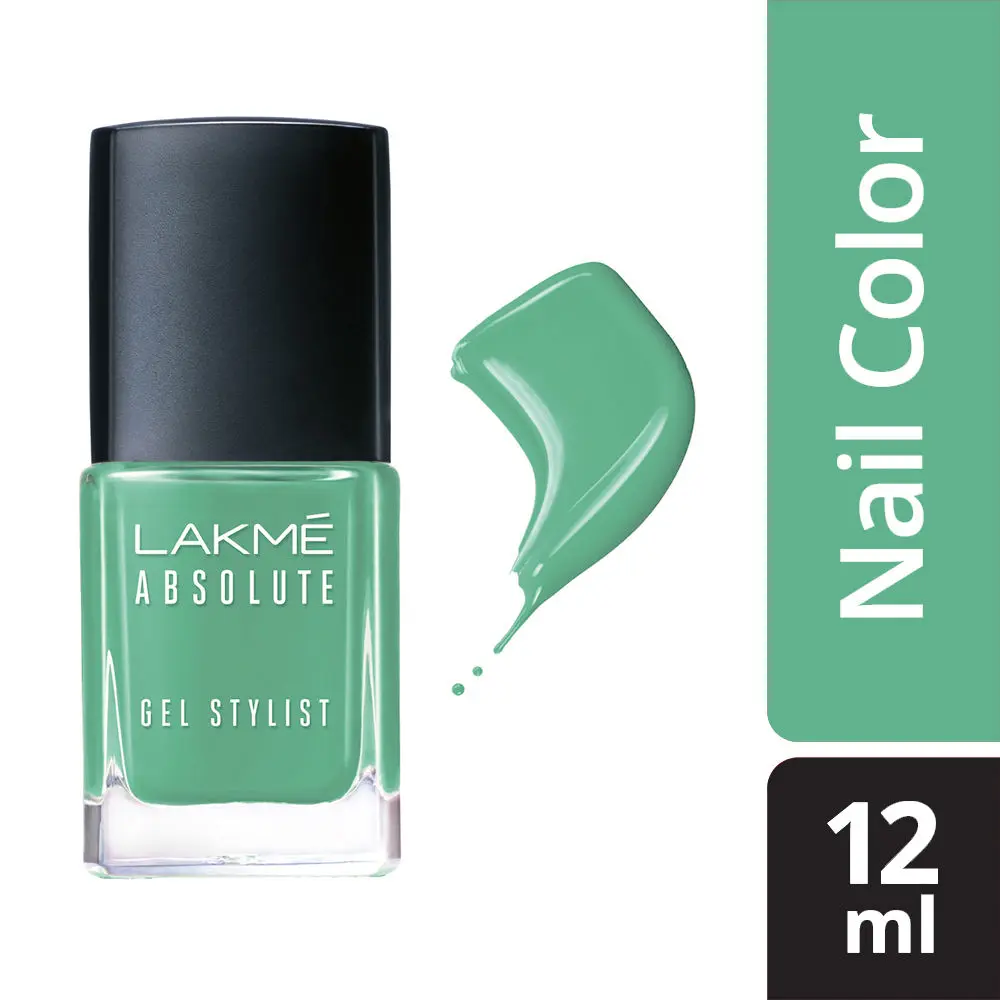 Lakme Absolute Gel Stylist Nail Color, Verdure (12 ml)