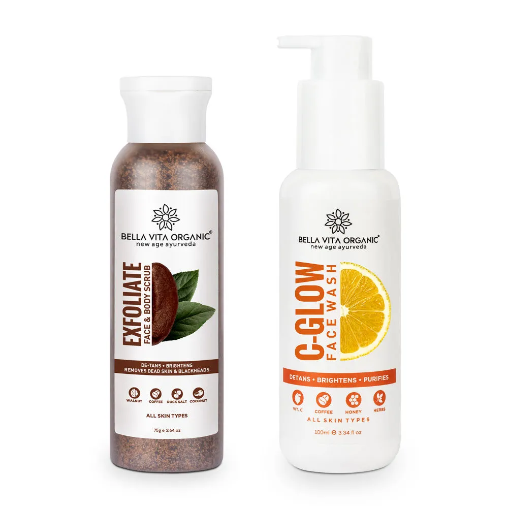 Bella Vita Organic Exfoliate + C Glow Face Wash