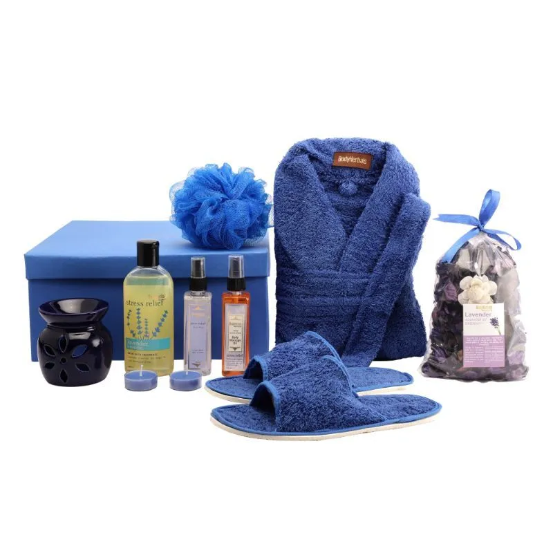 BodyHerbals De - Stress Lavender Bathing Spa Hamper