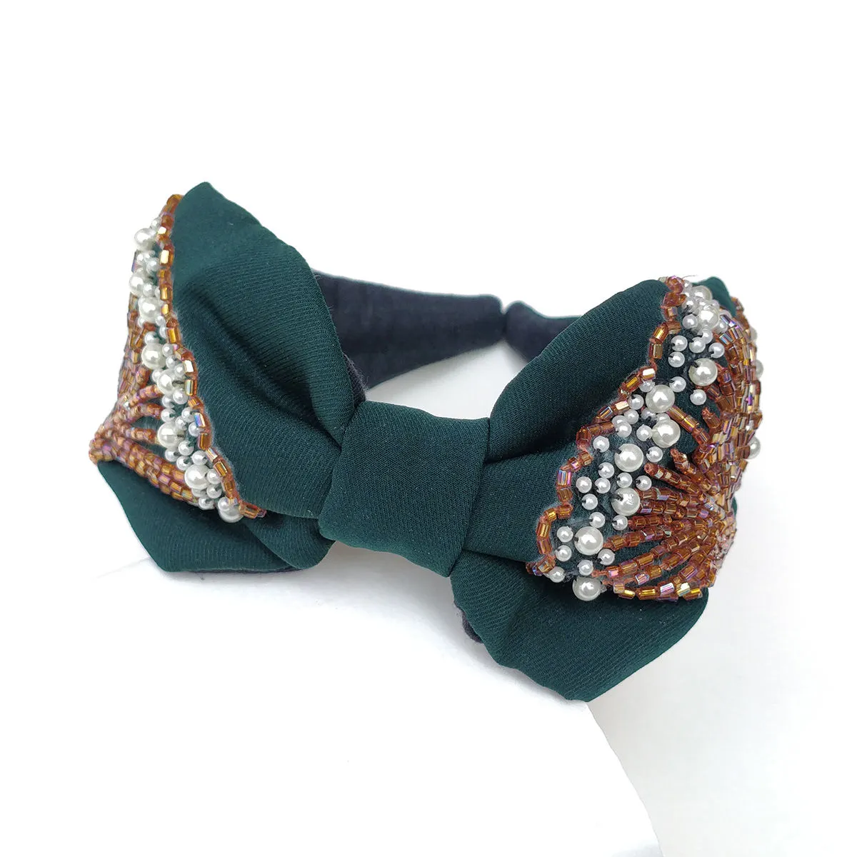 Diya Aswani Green Dandellion Hairband