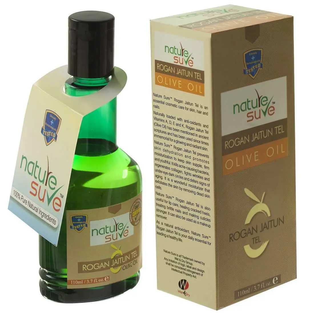 Nature Sure Rogan Jaitun Oil - Pure Oilve Oil