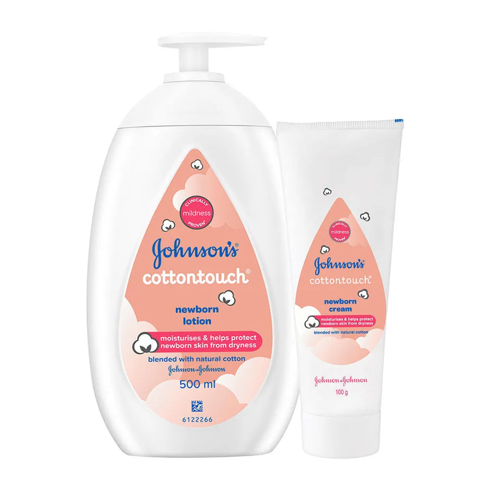 Johnson's Cotton Touch Newborn Baby Lotion & Cream