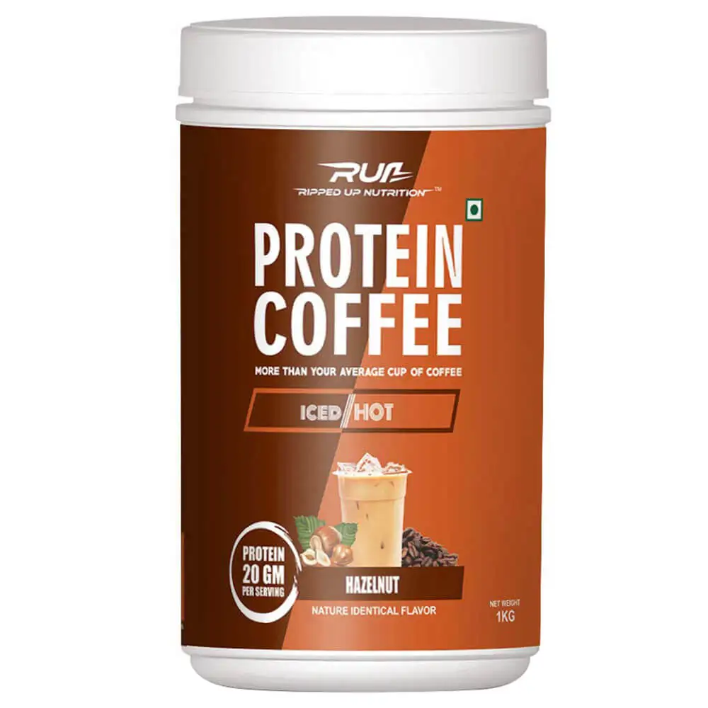 Ripped Up Nutrition Protein Coffee,  1 kg  Hazelnut