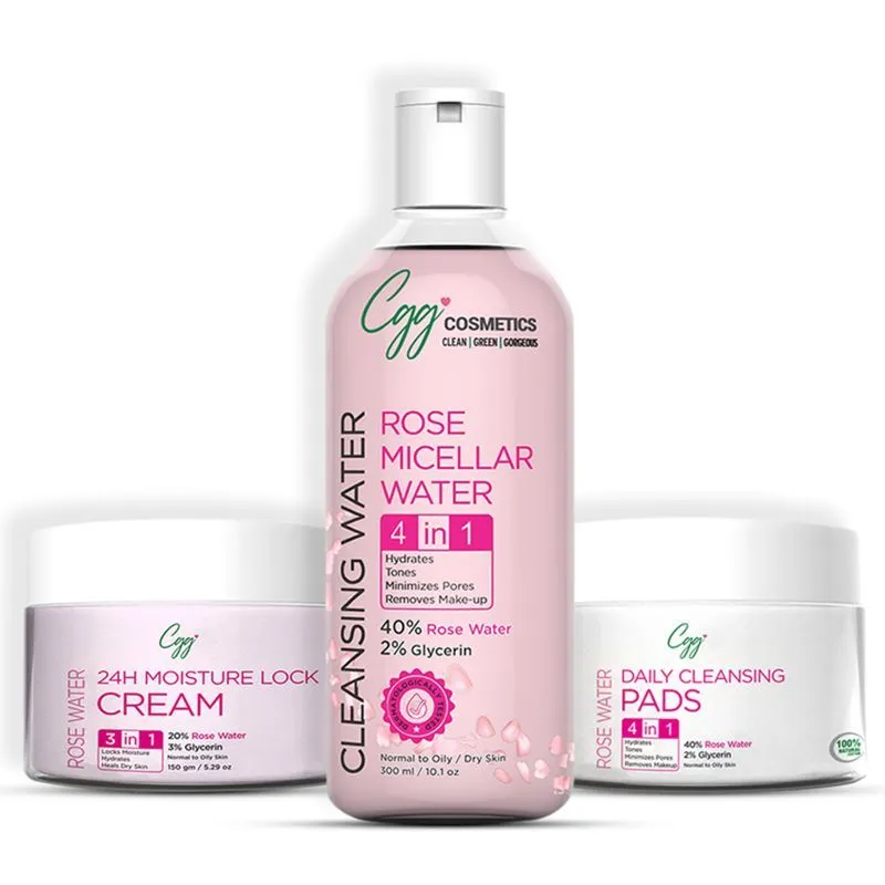 CGG Cosmetics Rose Water Combo Kit