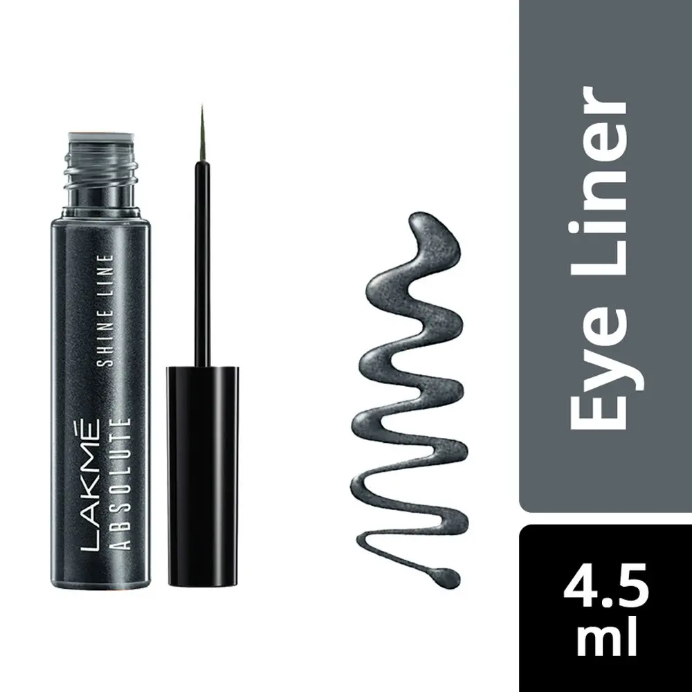 Lakme Absolute Shine Liquid Eye Liner - Steel Grey (4.5 ml)