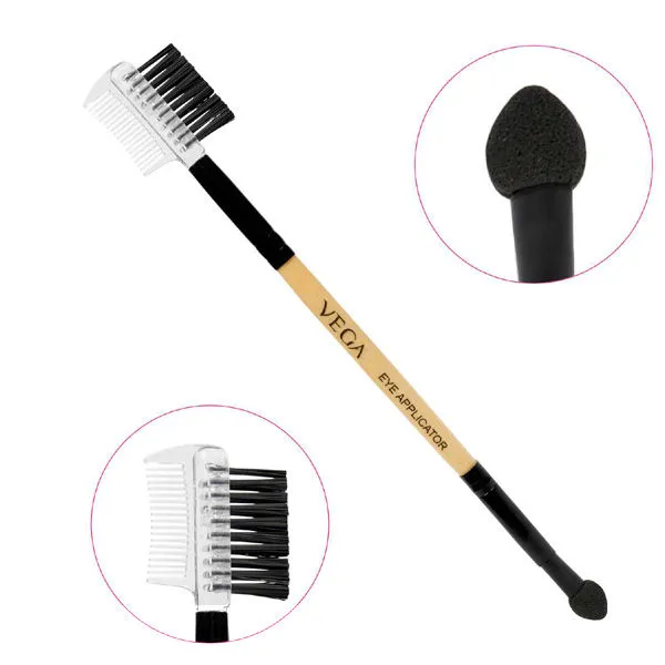 VEGA 2 In 1 Mini Make Up Brush Eye Applicator And Eye Groomer