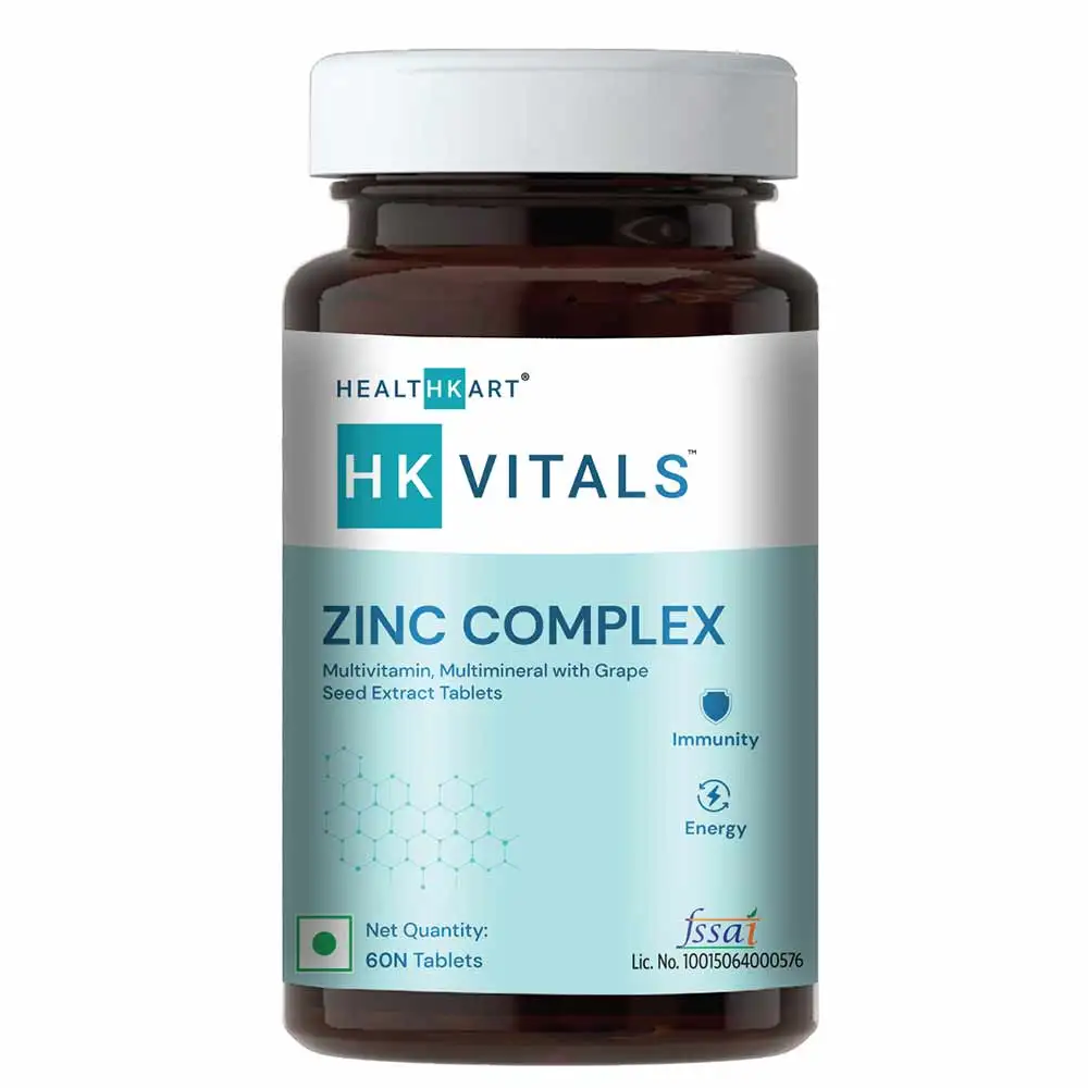 Healt HK Vitals Zinc Complex OP,  60 tablet(s)