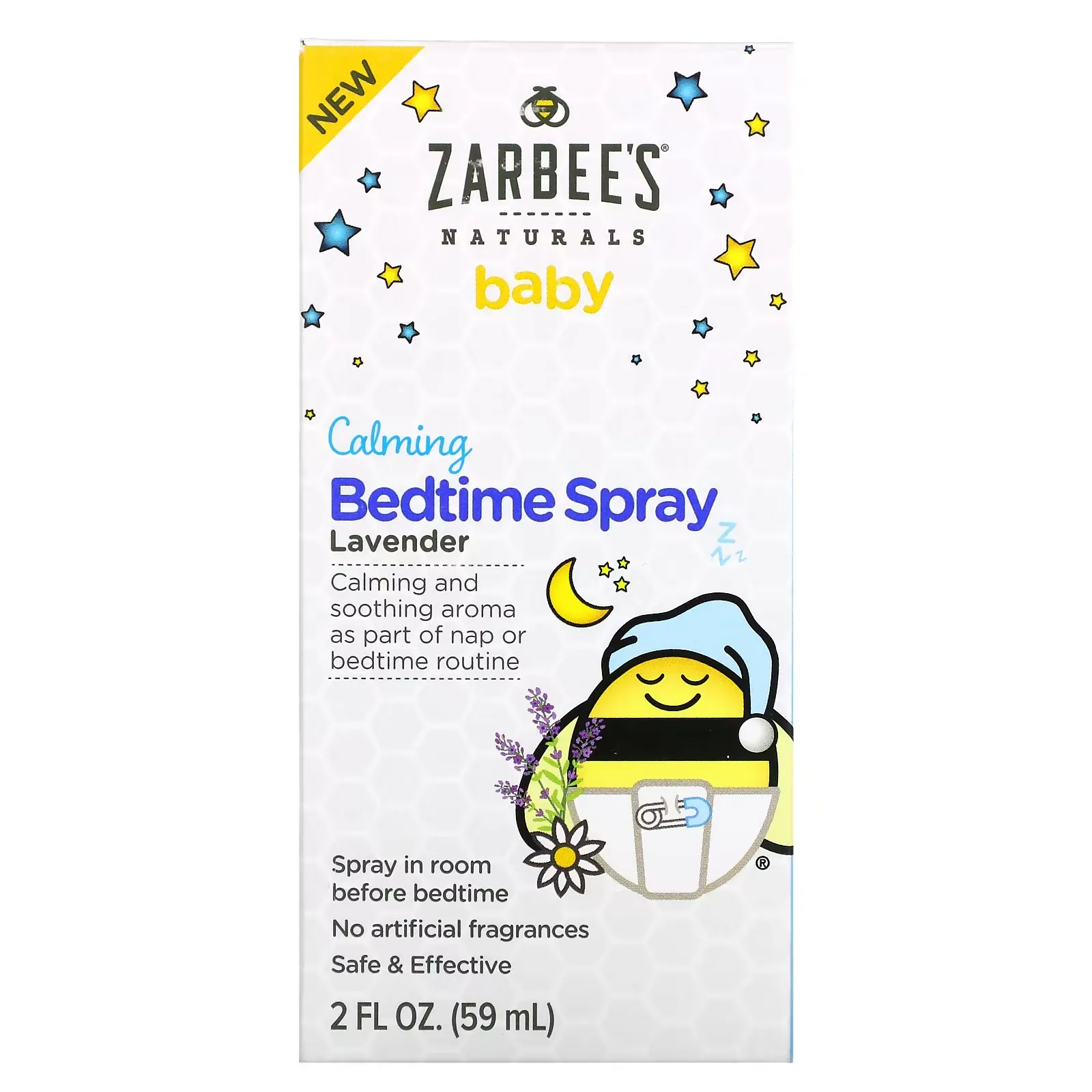 Baby, Calming Bedtime Spray, Lavender, 2 fl oz (59 ml)