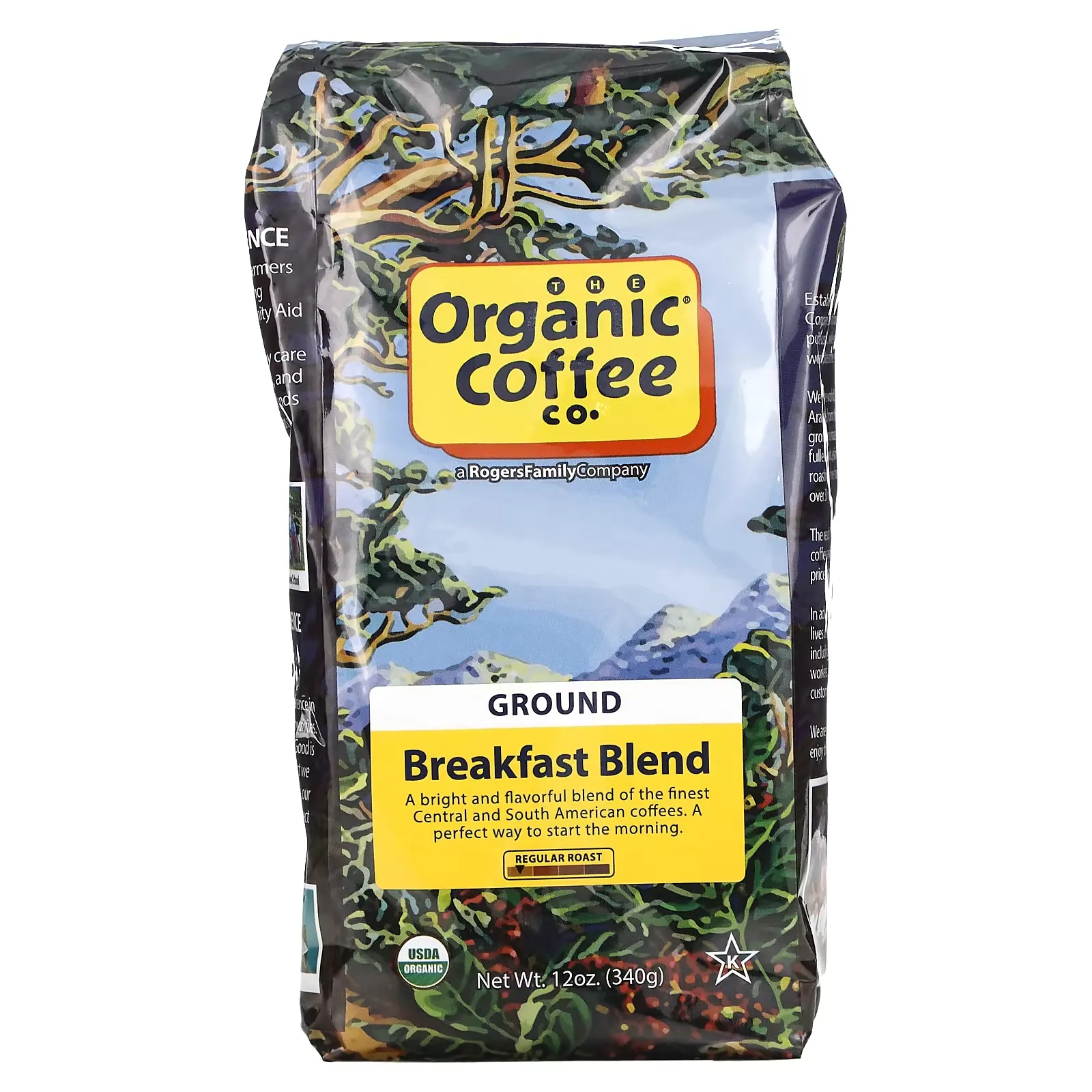 Breakfast Blend, Ground, Regular Roast, 12 oz (340 g)