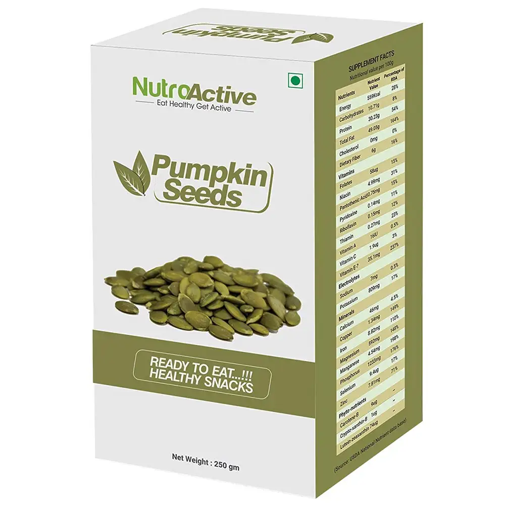 NutroActive Pumpkin Seeds,  Unflavoured  0.250 kg