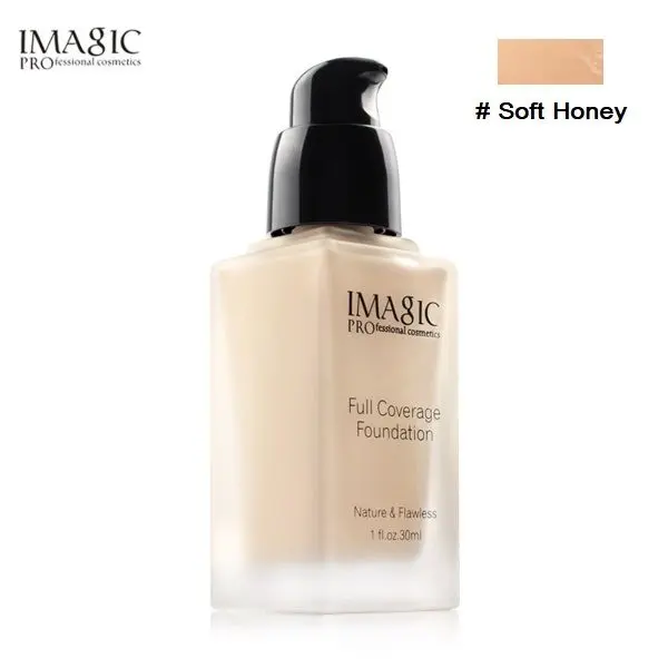 IMAGIC PROfessional Cosmetics Full Coverage Foundation - Soft Honey (30ml) FA-1215