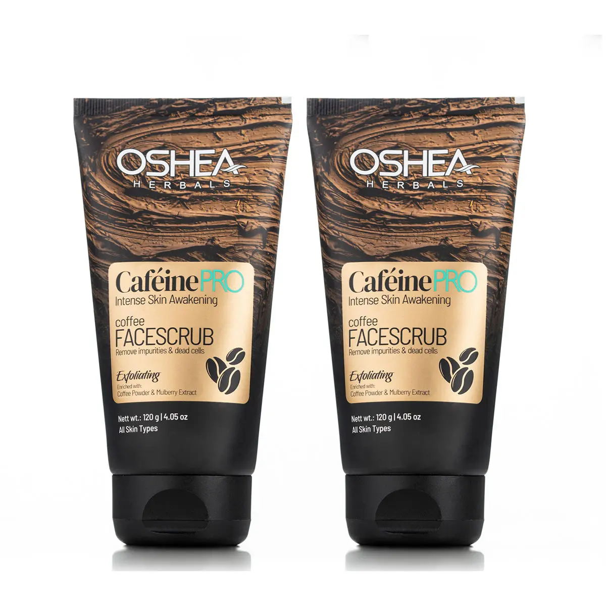 OSHEA HERBALS CAFEINE PRO SCRUB (Pack of 2 )