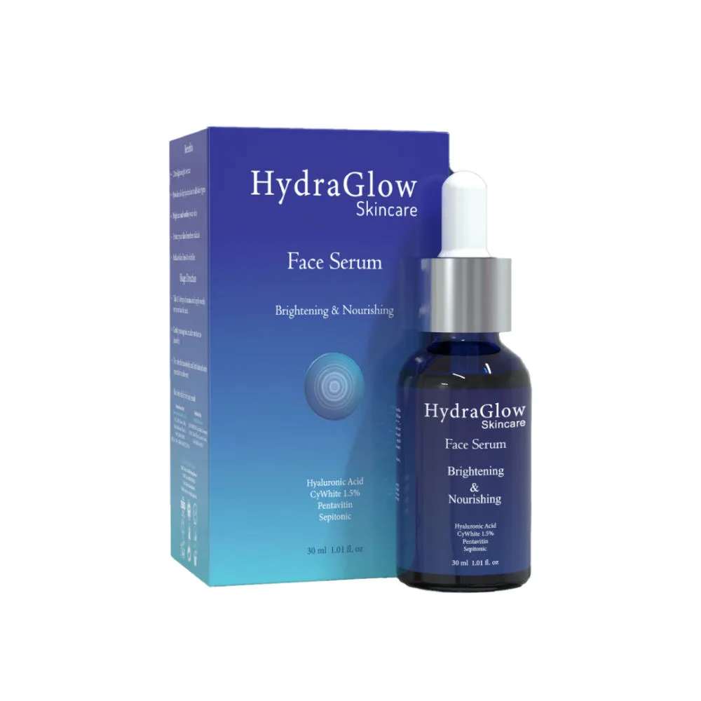 HydraGlow Skincare Face Serum Brightening & Nourishing